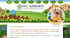 Desktop Screenshot of ivygardenlearning.com